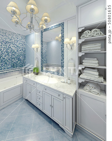 Graceful bathroom art deco design 50801635