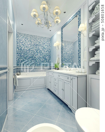 Bathroom art deco style 50801658