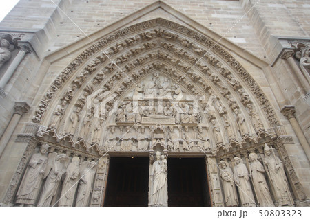 Red Door Gothic cathedral historic monuments Notre 50803323