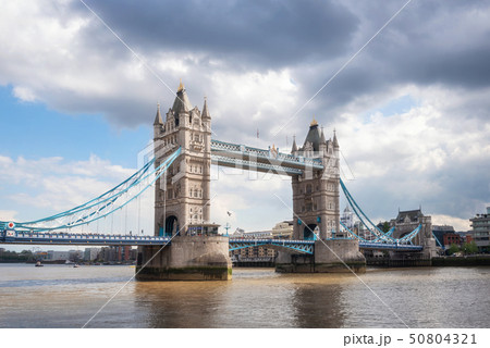 Tower Bridge in London on a beautiful sunny day. Tower Bridge in London on a beautiful sunny day. 50804321