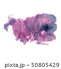 Violete and dark Blue Watercolor Spot. Creative Abstract Aquarelle. 50805429