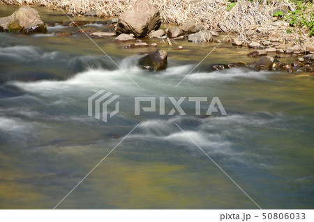 春の北海道森町鳥崎八景で鳥崎川の渓流の風景を撮影 春の北海道森町鳥崎八景で鳥崎川の渓流の風景を撮影 50806033
