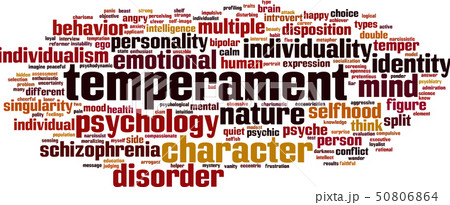 Temperament word cloud 50806864