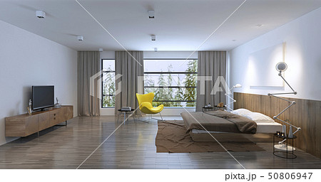 Spacious bedroom with balcony Spacious bedroom with balcony 50806947