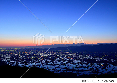 朝の散居村 50808909