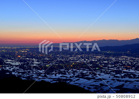 朝の散居村 50808912