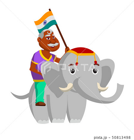 Indian Old Man Vector. Elderly People. Senior Person. Isolated Cartoon Illustration Indian Old Man Vector. Elderly People. Senior Person. Isolated Cartoon Illustration 50813498