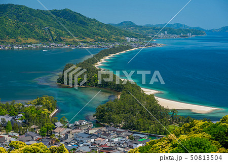 日本三景の天橋立 新緑の丹後半島天橋立 日本三景の天橋立 新緑の丹後半島天橋立 50813504