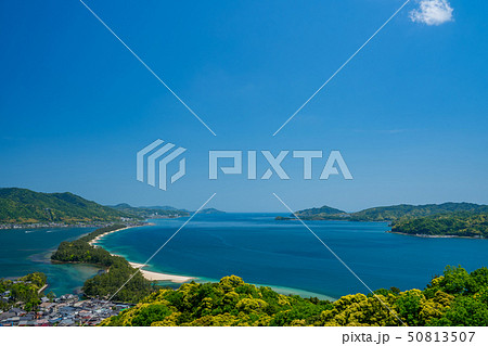 日本三景の天橋立 新緑の丹後半島天橋立 日本三景の天橋立 新緑の丹後半島天橋立 50813507