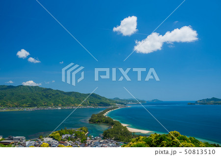 日本三景の天橋立 新緑の丹後半島天橋立　 50813510