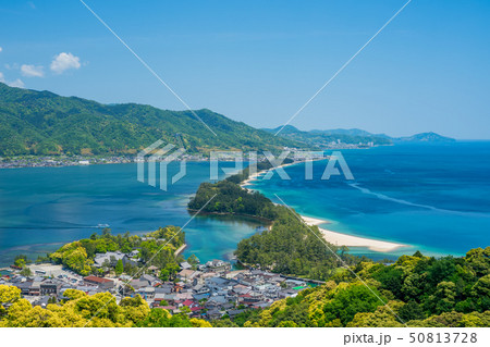 日本三景の天橋立 新緑の丹後半島天橋立 50813728