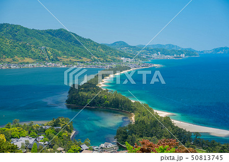 日本三景の天橋立 新緑の丹後半島天橋立 50813745