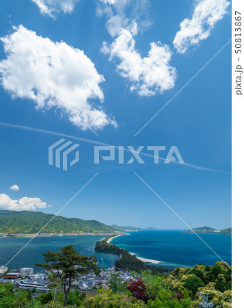 日本三景の天橋立 新緑の丹後半島天橋立 日本三景の天橋立 新緑の丹後半島天橋立 50813867