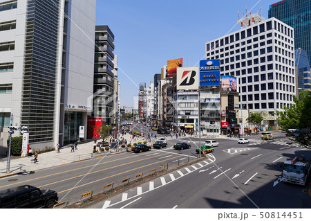 都市風景 東京都 外苑前交差点の風景 都市風景 東京都 外苑前交差点の風景 50814451