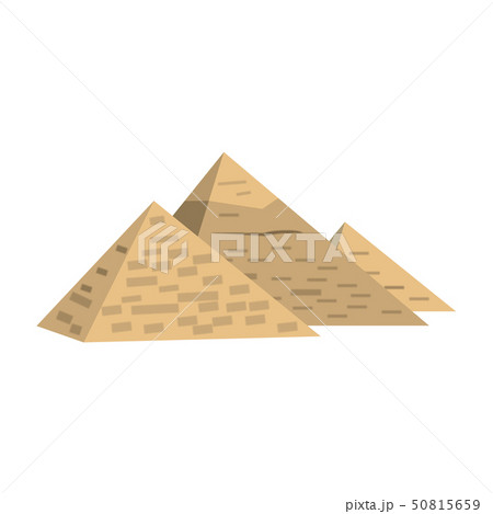 ピラミッドのイラスト素材