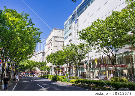 名古屋中区 栄　街並み　大津通　名古屋パルコ店前　 松坂屋名古屋店　南大津通歩行者天国 50815673