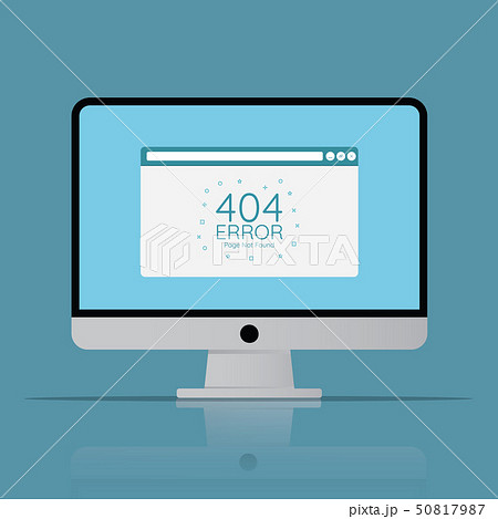 404 error page in browser screen icon computer 50817987