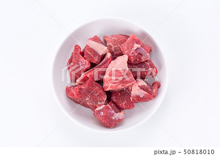 牛肉 カレー用の写真素材