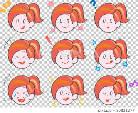 女人的面部表情集 50821277