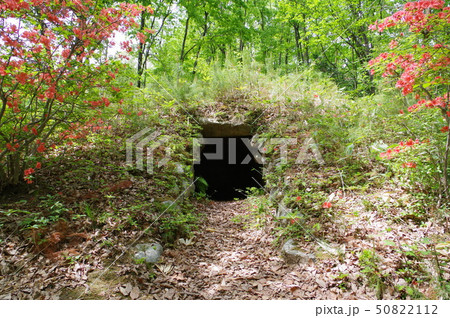 信州　安曇野　松川村　祖父が塚古墳（じいがづか）　石室のある古墳時代後期の円墳　村指定史跡 50822112