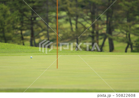 グリーンにナイスオンしたボール 50822608