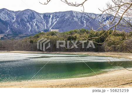 長野県　大町市　青木湖 50825259