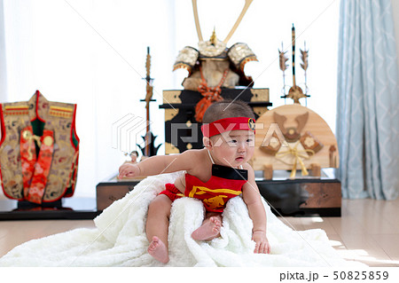 端午の節句を祝う男児　金太郎 50825859