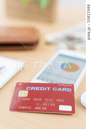 クレジットカード　家計管理イメージ 50825988