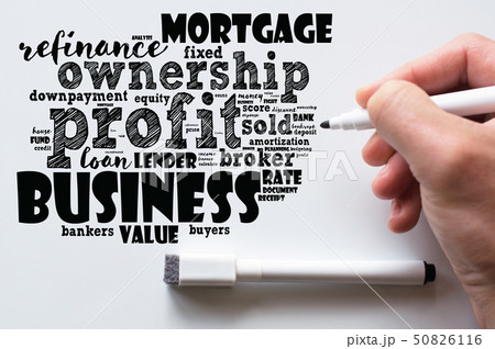 Profit word cloud collage Profit word cloud collage 50826116