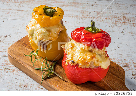 パプリカの詰め物 Paprika meat stuffed dish (farci) パプリカの詰め物 Paprika meat stuffed dish (farci) 50826755