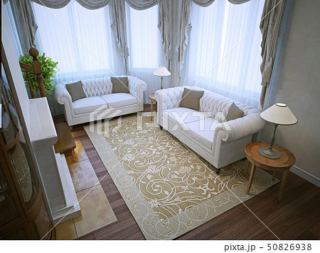 Living room with quality lighting 50826938
