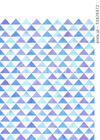 和柄 うろこ文様 水彩風 青 50826972