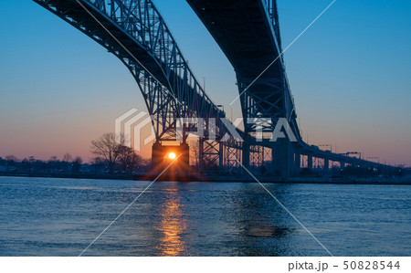 The Blue Water Bridge at sunrise 50828544