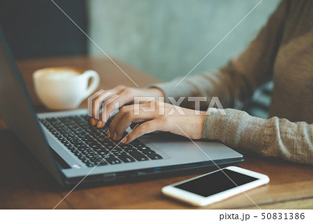 business woman freelance sitting using working business woman freelance sitting using working 50831386