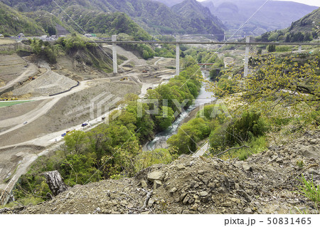 群馬県吾妻郡長野原町　八ッ場ダム　建設現場 50831465