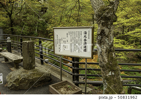 群馬県渋川市 伊香保温泉 湯元呑湯道標 群馬県渋川市 伊香保温泉 湯元呑湯道標 50831962