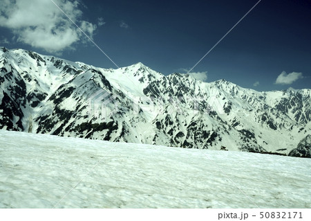白馬三山。　撮影地：白馬、八方尾根 50832171