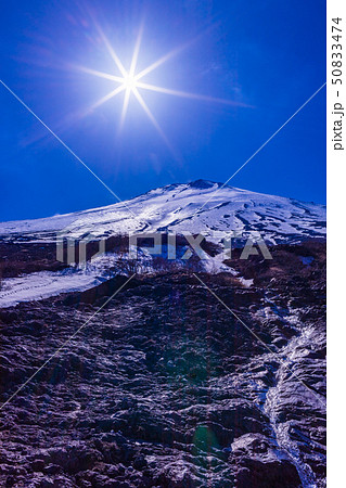 (静岡県)富士山 まぼろしの滝 (静岡県)富士山 まぼろしの滝 50833474
