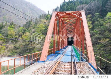 岐阜県　飛騨市神岡　レールマウンテンバイク　渓谷コース 50833871