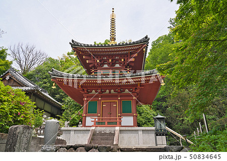 【三輪山平等寺 二重塔釈迦堂】 奈良県桜井市三輪 50834645