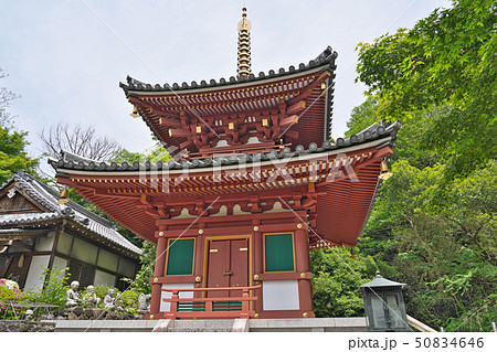 【三輪山平等寺 二重塔釈迦堂】 奈良県桜井市三輪 50834646