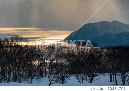 日本・北海道洞爺湖、冬の風景 50834701