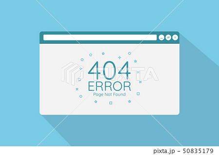 404 error page in browser screen with flat style 404 error page in browser screen with flat style 50835179