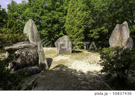 岡山県倉敷市 楯築遺跡 円丘部巨大立石 岡山県倉敷市 楯築遺跡 円丘部巨大立石 50837436