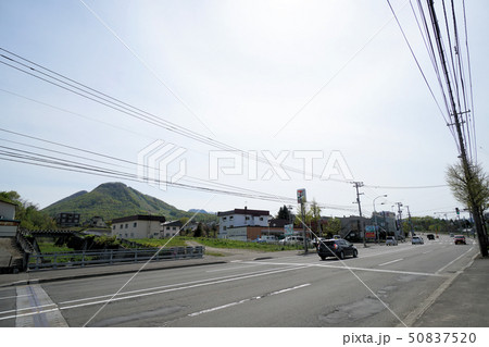 国道230号石山通の沿線風景(野乃沢橋周辺 札幌市南区藤野3条9丁目) 国道230号石山通の沿線風景(野乃沢橋周辺 札幌市南区藤野3条9丁目) 50837520