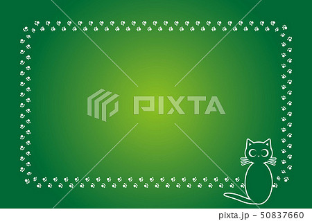 背景素材 ねこの足跡 肉球 子ねこ アニマル かわいい イラスト ペットショップ ポップアート 無料のイラスト素材