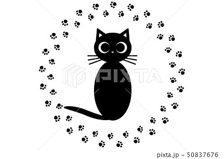 背景素材,猫の足跡,肉球,仔猫,動物,かわいい,イラスト,動物病院,ペットショップ,宣伝広告ポスター 50837676