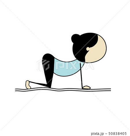 Woman practicing yoga Woman practicing yoga 50838405