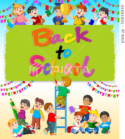the back to school wallpaper with the student  50839930
