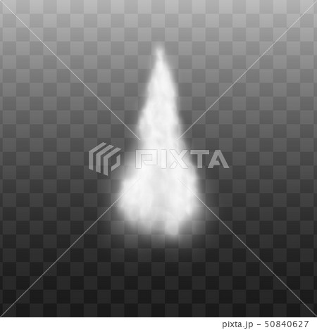 Jet airplane smoke trail texture, white rocket vapor cloud effect isolated on transparent background 50840627